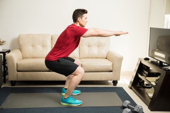 վարժություններ կալկուլյոզային պրոստատիտի բուժման համար